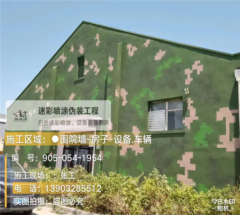 三沙外墙数码迷彩漆施工报价清单（100㎡标准墙面测算）